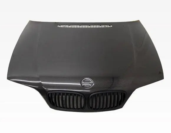 2004-2005 BMW 3 SERIES E46 2 doors OEM Style Carbon Fiber Black Hood-3