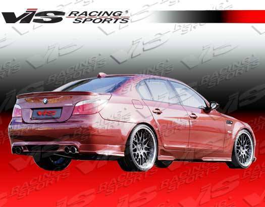2004-2007 BMW 5 SERIES E60 4 doors EURO TECH Style FRP Primer Rear Lip-1