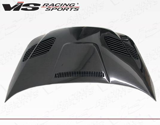 2004-2010 BMW 5 SERIES E60 4 doors GTR Style Carbon Fiber Black Hood-5