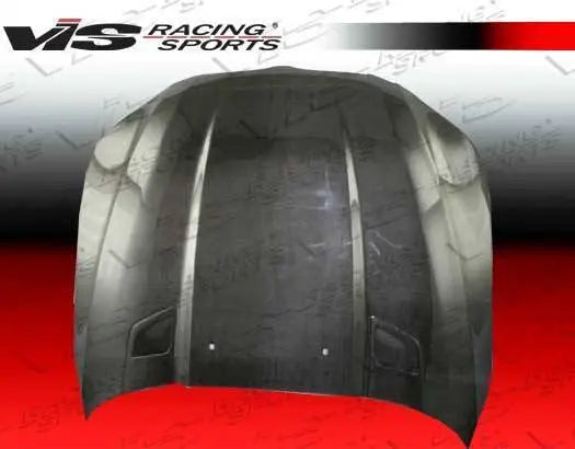2004-2010 BMW 5 SERIES E60 4 doors PENTA Style Carbon Fiber Black Hood-2