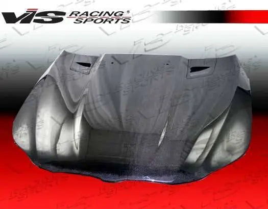 2004-2010 BMW 5 SERIES E60 4 doors PENTA Style Carbon Fiber Black Hood-3