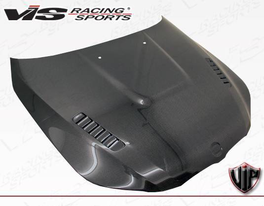 2004-2010 BMW 5 SERIES E60 4 doors XTS Style Carbon Fiber Black Hood-1