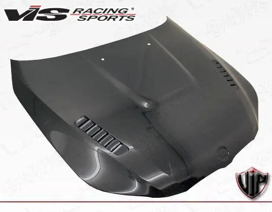 2004-2010 BMW 5 SERIES E60 4 doors XTS Style Carbon Fiber Black Hood-2