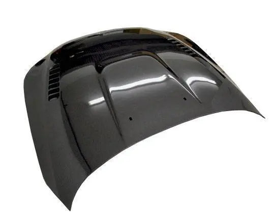 2004-2010 BMW 5 SERIES E60 4 doors XTS Style Carbon Fiber Black Hood-3