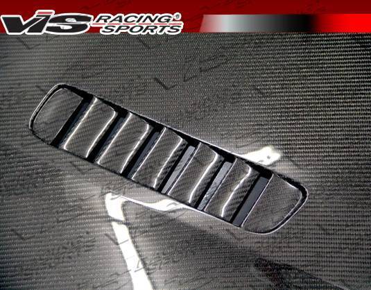 2004-2010 BMW 5 SERIES E60 4 doors XTS Style Carbon Fiber Black Hood-4