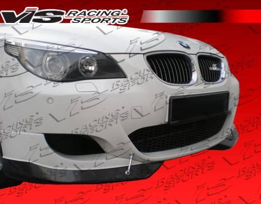 2004-2007 BMW 5 SERIES E60 M5 4 doors A-TECH Style Carbon Fiber Black Front Lip-2