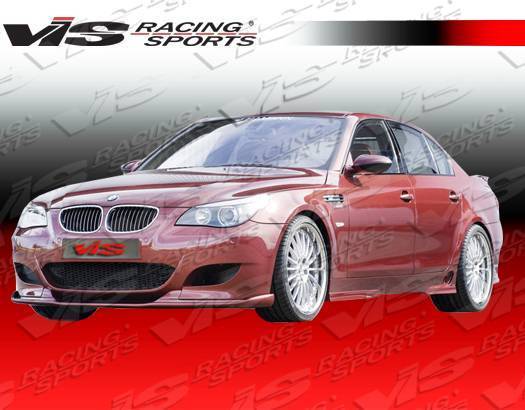 2004-2007 BMW 5 SERIES E60 M5 4 doors EURO TECH Style FRP Primer Front Lip-2