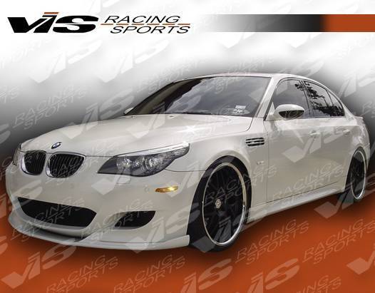 2004-2007 BMW 5 SERIES E60 M5 4 doors EURO TECH Style FRP Primer Front Lip-6