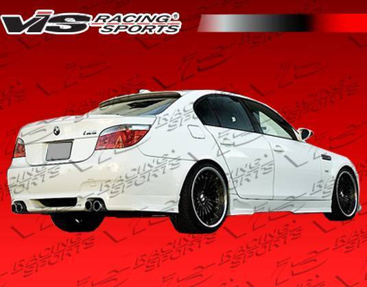2004-2007 BMW 5 SERIES E60 M5 4 doors EURO TECH Style FRP Primer Rear Lip-1