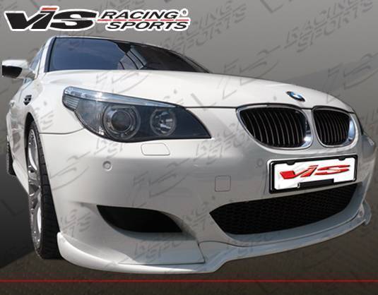2004-2007 BMW 5 SERIES E60 M5 4 doors HSC Style FRP Primer Front Lip-2