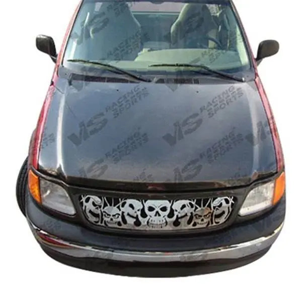 2004-2008 Ford F150 2 doors 4 doors OEM Style Carbon Fiber Black Hood-2