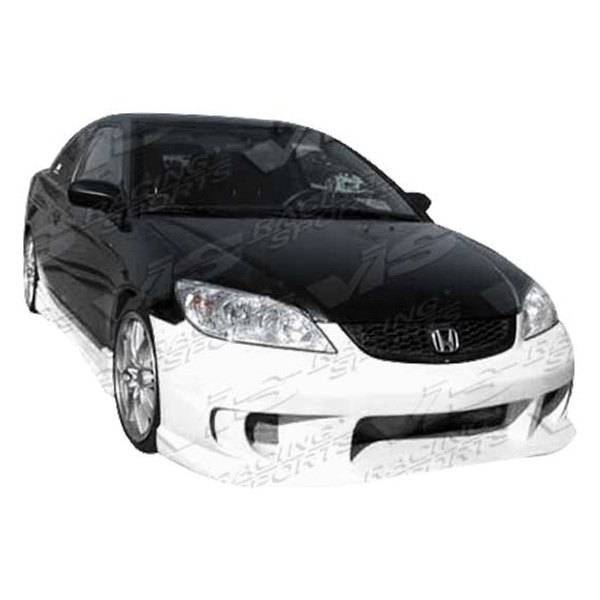 2004-2005 Honda Civic 2 doors TERMINATOR Style FRP Primer Front Bumper-1