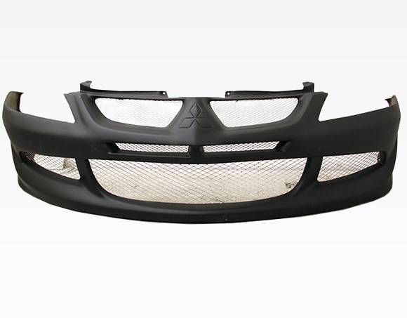 2004-2007 Mitsubishi Lancer 4 doors WALKER Style FRP Primer Front Bumper-4