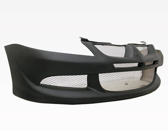 2004-2007 Mitsubishi Lancer 4 doors WALKER Style FRP Primer Front Bumper-6