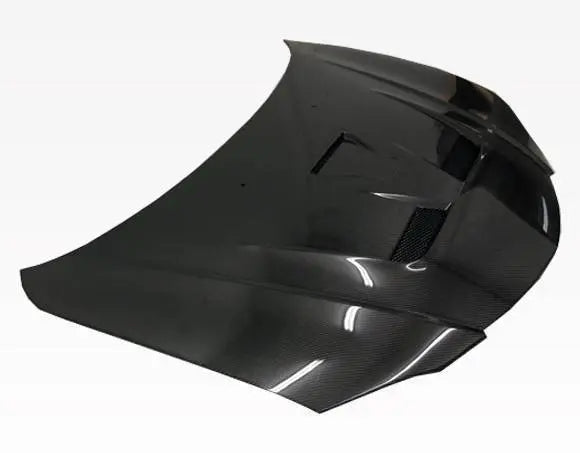 2004-2009 Mazda 3 4 doors FUZION Style Carbon Fiber Black Hood-1