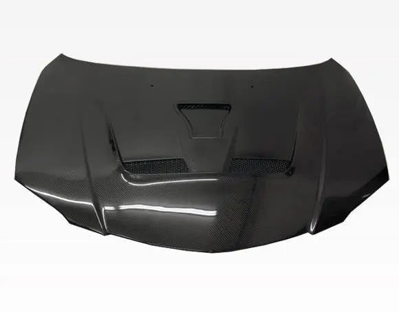 2004-2009 Mazda 3 4 doors FUZION Style Carbon Fiber Black Hood-2
