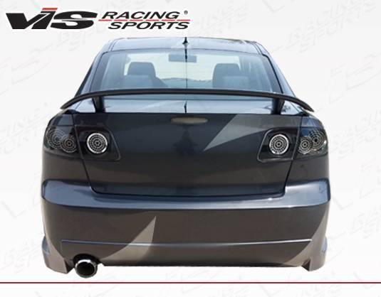 2004-2009 Mazda 3 4 doors TSC Style FRP Primer Rear Bumper-2