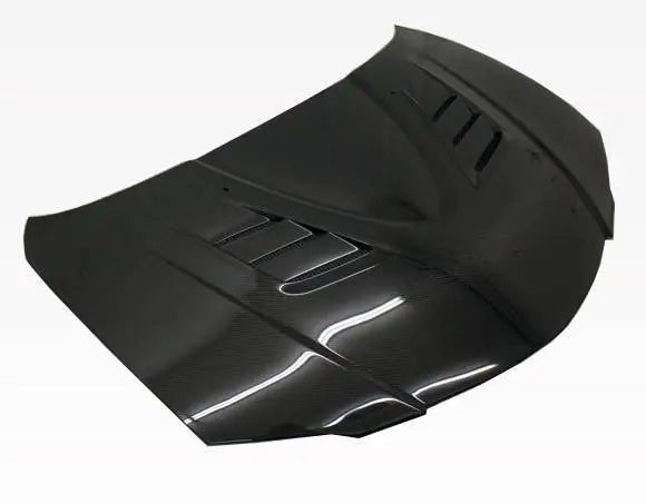 2004-2009 Mazda 3 4 doors V Speed Style Carbon Fiber Black Hood-1
