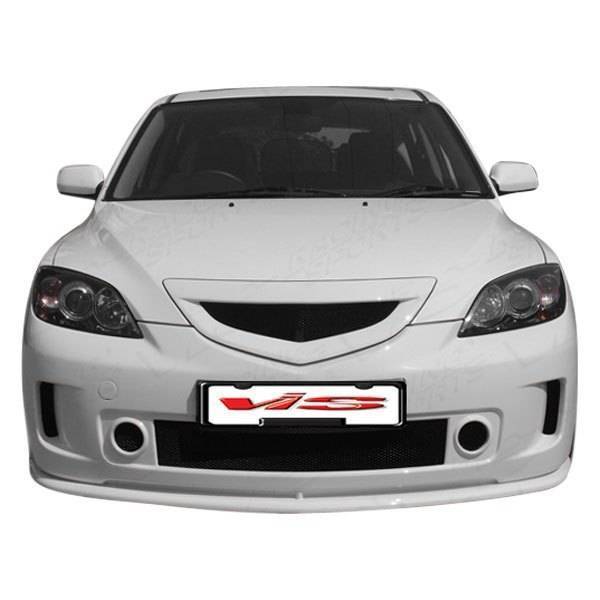 2004-2009 Mazda 3 Hatchback A SPEC Style FRP Primer Front Bumper-1