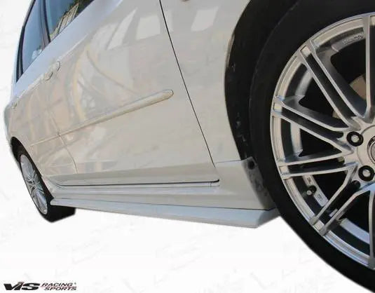 2004-2009 Mazda 3 Hatchback 4 doors A SPEC Style FRP Primer Side Skirts-3