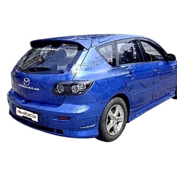 2004-2009 Mazda 3 Hatchback K Speed 2 Style FRP Primer Full Kit-2