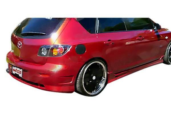 2004-2009 Mazda 3 Hatchback VIPER Style FRP Primer Rear Bumper-1