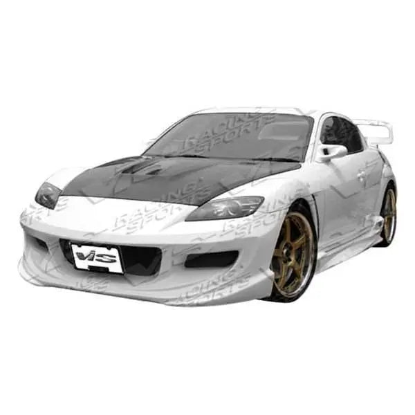2004-2008 Mazda RX8 2 doors J Speed Style FRP Primer Side Skirts-1
