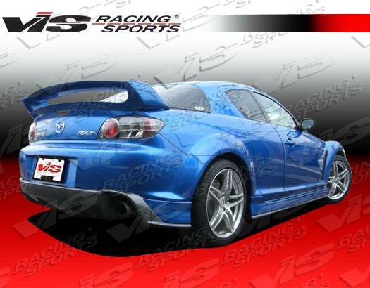 2004-2008 Mazda RX8 2 doors FRP Primer Rear Bumper-1
