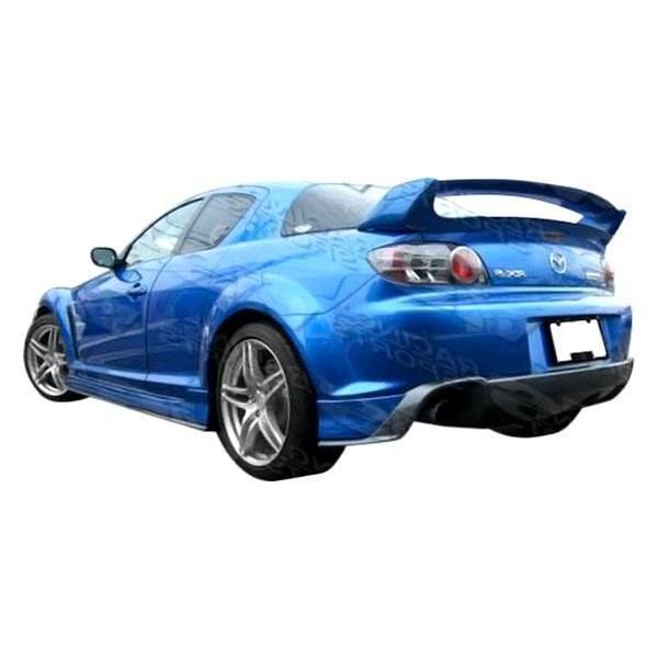 2004-2008 Mazda RX8 2 doors MAGNUM Style FRP Primer Rear Lip-1