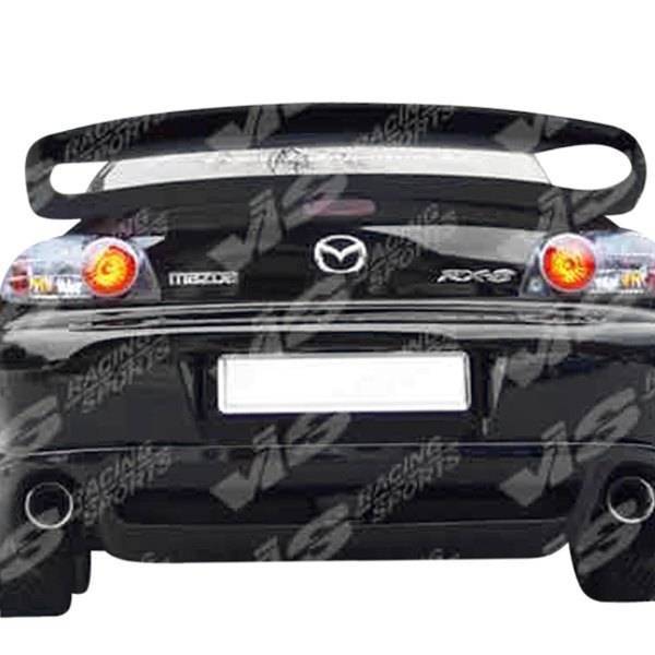 2004-2008 Mazda RX8 2 doors Razor Style FRP Primer Spoiler-1