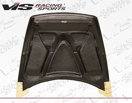 2004-2012 Mazda RX8 2 doors V-SPEED Style Carbon Fiber Black Hood-4