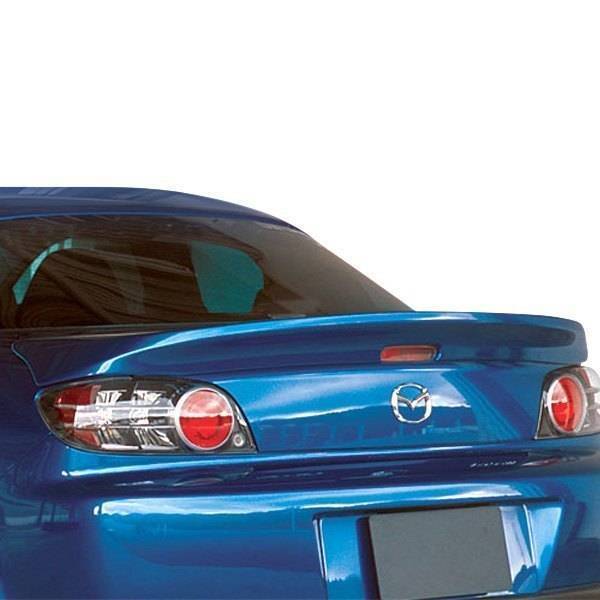 2004-2011 Mazda RX8 2 doors WINGS Style FRP Primer Spoiler-2