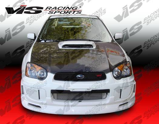 2004-2005 Subaru WRX 4 doors Z-SPEED Style FRP Primer Full Kit-3