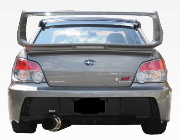 2004-2007 Subaru WRX 4 doors Z-SPORT Style FRP Primer Rear Bumper-1