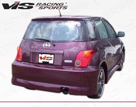 2004-2006 Scion XA 4 doors FALCON Style FRP Primer Rear Bumper-2