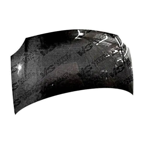 2004-2006 Scion XA 4 doors OEM Style Carbon Fiber Black Hood-1