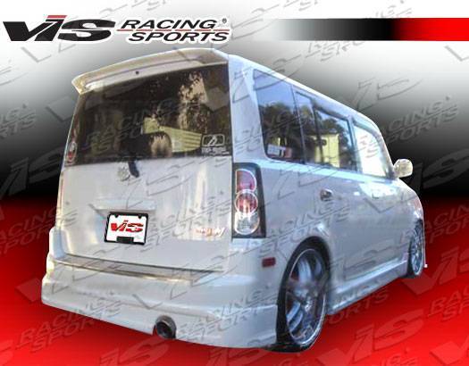 2004-2007 Scion XB 4 doors F1 Style FRP Primer Rear Lip-1