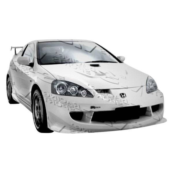 2005-2006 Acura RSX 2 doors TECHNO R Style FRP Primer Front Bumper-2