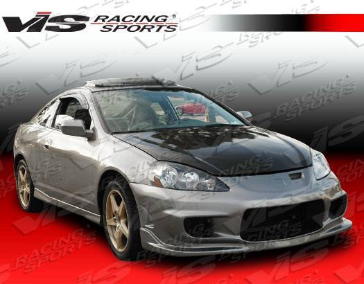 2005-2006 Acura RSX 2 doors Wings 2 Style FRP Primer Front Bumper-2