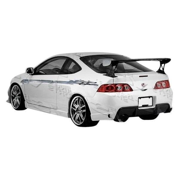 2005-2006 Acura RSX 2 doors Wings 2 Style FRP Primer Rear Bumper-1