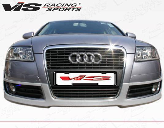 2005-2010 Audi A6 4 doors C-TECH Style FRP Primer Front Lip-4