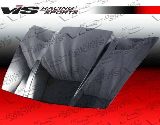2005-2013 Chevrolet Corvette 2 doors PENTA Style Carbon Fiber Black Hood-2