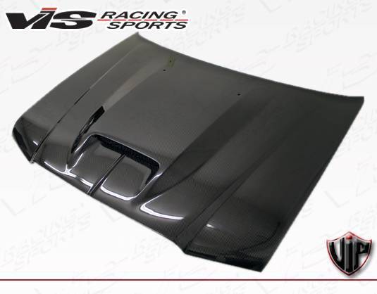 2005-2010 Chrysler 300 300C 4 doors SRT Style Carbon Fiber Black Hood-1