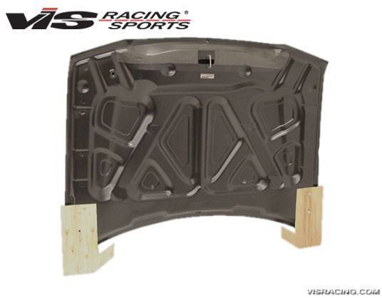 2005-2010 Chrysler 300 300C 4 doors SRT 2 Style Carbon Fiber Black Hood-2