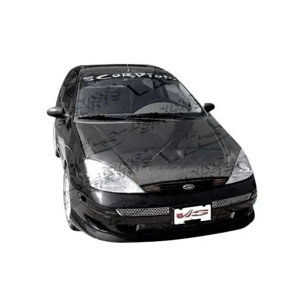 2005-2007 Ford Focus 2 doors 4 doors OEM Style Carbon Fiber Black Hood-1