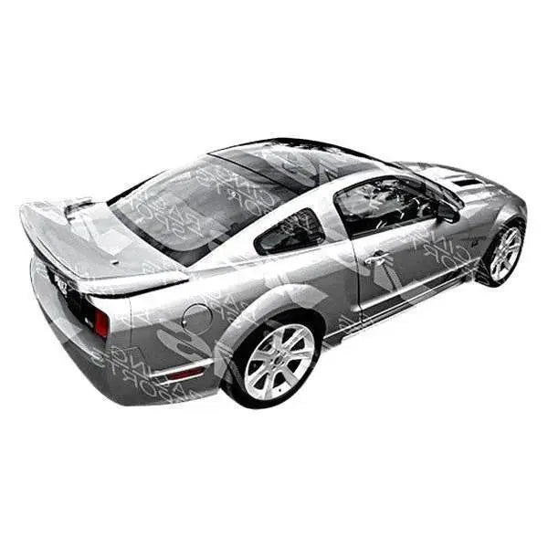 2005-2013 Ford Mustang 2 doors STALKER Style FRP Primer Side Skirts-1