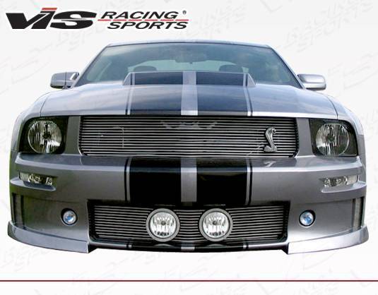 2005-2009 Ford Mustang 2 doors Stalker 2 Style FRP Primer Front Bumper-1