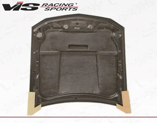 2005-2009 Ford Mustang 2 doors Stalker X Style Carbon Fiber Black Hood-3