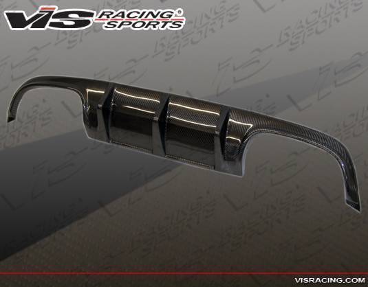 2005-2008 Mercedes SLK R171 2 doors Carbon Fiber Black Diffuser-1