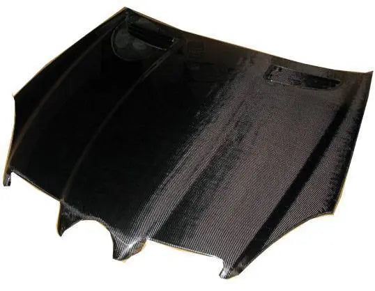 2005-2010 Mercedes SLK R171 2 doors OEM Style Carbon Fiber Black Hood-2